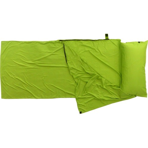 Вкладыш в спальный мешок Origin Outdoors Microfiber, прямоугольный, зеленый