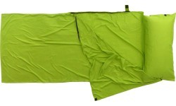 Miegmaišio įdėklas Origin Outdoors Microfiber, stačiakampis, žalias