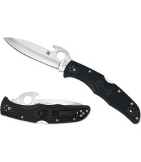 Sulankstomas peilis Spyderco C10PGYW Endura 4, Emerson Opener, pilkas