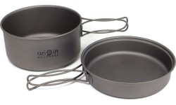 Origin Outdoors stovyklavimo virimo indų rinkinys „Titanium“