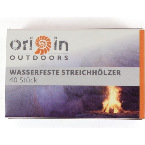 Origin Outdoors atsparios vandeniui degtukai