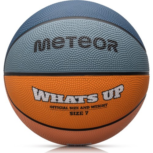 Баскетбольный мяч Meteor What's Up - Синий, оранжевый
