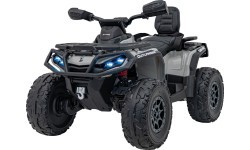 Keturratis Can Am Outlander ATV su valdymo pultu, pilkas