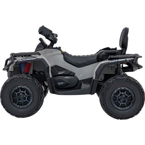 Keturratis Can Am Outlander ATV su valdymo pultu, pilkas