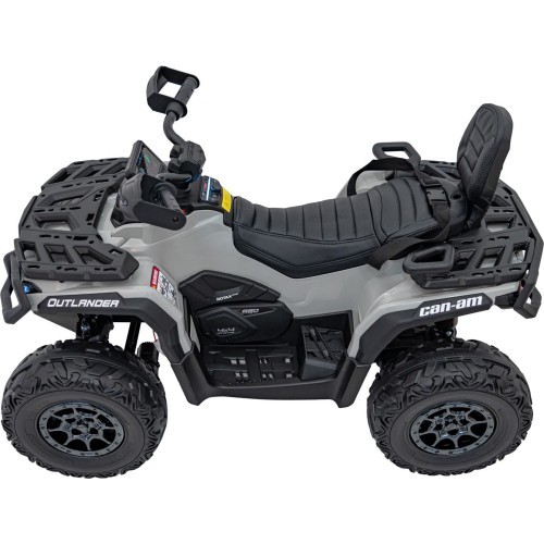 Keturratis Can Am Outlander ATV su valdymo pultu, pilkas