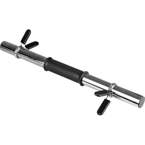 Tuščiaviduris hantelio grifas inSPORTline Onepump 45 cm / 30 mm su fiksatoriais, be sriegio