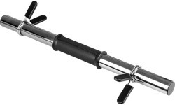 Tuščiaviduris hantelio grifas inSPORTline Onepump 45 cm / 30 mm su fiksatoriais, be sriegio