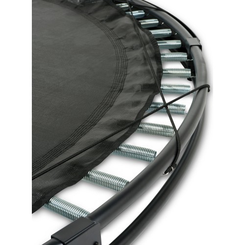 EXIT InTerra ground-level sports trampoline ø244cm - black