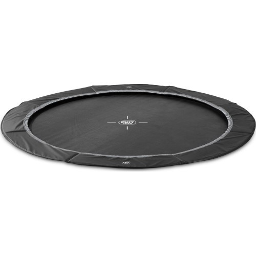 EXIT InTerra įleidžiamas į žemę sportinis batutas ø427 cm, juodas