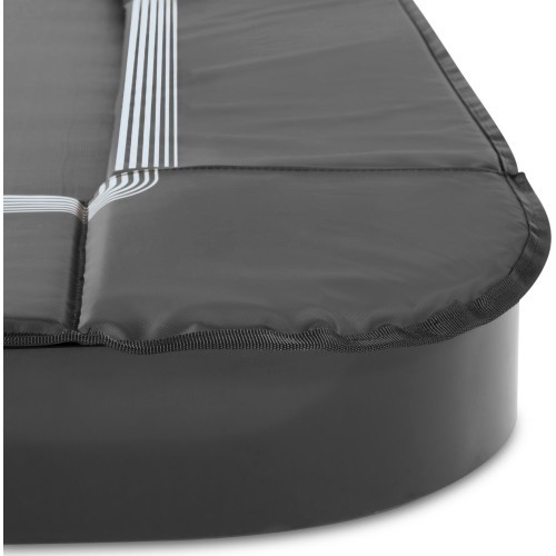 Спортивный грунтовой батут EXIT InTerra 214x305 см, чёрный