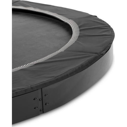EXIT InTerra įleidžiamas į žemę sportinis batutas ø427 cm, juodas
