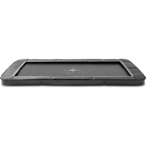 EXIT InTerra ground-level sports trampoline 244x366cm - black