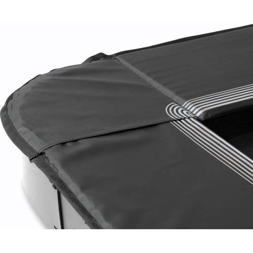 EXIT InTerra ground-level sports trampoline 244x366cm - black
