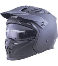Модульный мотоциклетный шлем W-TEC Badalone - Чёрный матовый