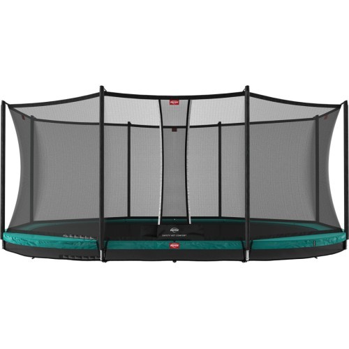 BERG Grand Favorit InGround 520 batutas, žalias + apsauginis tinklas Comfort