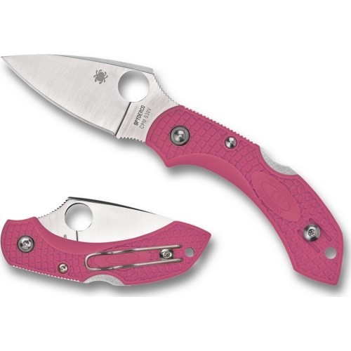 Складной нож Spyderco C28FPPNS30V2 Dragonfly 2, розовый