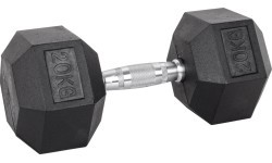 Hex Dumbbell inSPORTline Hexsteel 20 kg