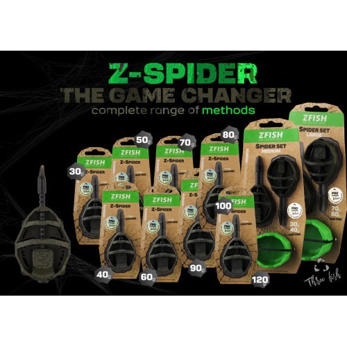 Набор ZFISH Method Feeder Spider Medium 50, 60 г + форма