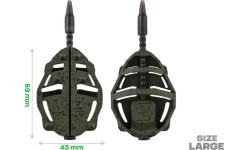 Набор ZFISH Method Feeder Spider Large 90, 100 г + форма
