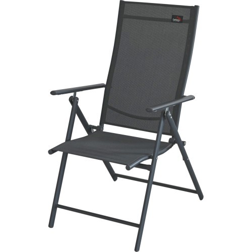 Folding garden chair PULA dark grey