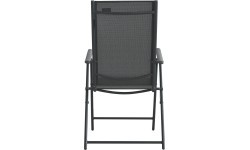 Folding garden chair PULA dark grey