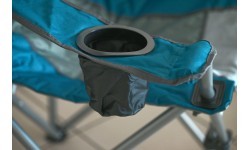Folding camping chair LUCCA blue