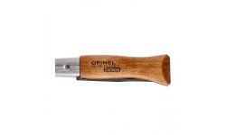 Складной нож Opinel №3, углеродистая сталь, рукоять из бука