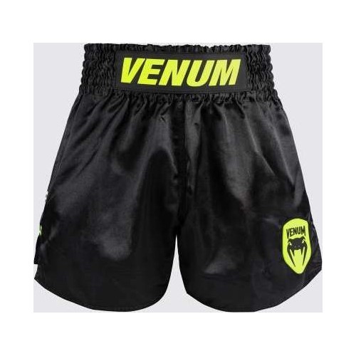 Шорты для муай-тай Venum Classic Evo, чёрные / неоново-жёлтые