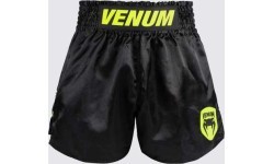 Шорты для муай-тай Venum Classic Evo, чёрные / неоново-жёлтые