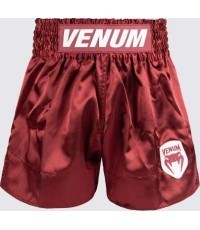Venum Classic Evo Muay Thai šortai, bordo