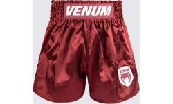 Venum Classic Evo Muay Thai Shorts - Burgundy