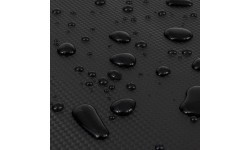 Foldable hard gymnastics mat with Velcro fasteners, 180 x 90 x 5 cm, black - Marbo Sport