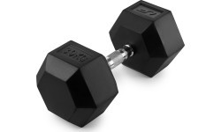 Gumuotas ketaus hantelis HEX 30 kg, UpForm