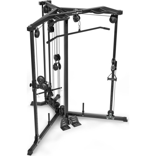 Laisvųjų svorių rėmas su viršutine ir apatine trauka MS-W106 2.0 – Marbo Sport