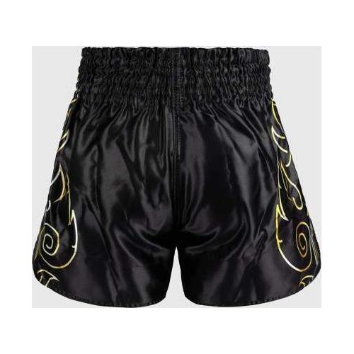 Venum VTC Flames Muay Thai Shorts - Black/Gold