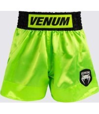 Venum Classic Evo Muay Thai šortai, neoniniai geltoni/juodi