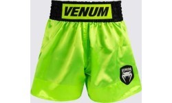 Venum Classic Evo Muay Thai Shorts - NeonYellow/Black