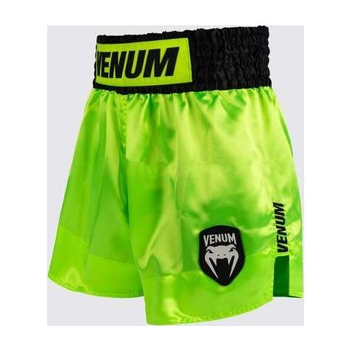 Venum Classic Evo Muay Thai Shorts - NeonYellow/Black