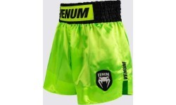 Venum Classic Evo Muay Thai šortai, neoniniai geltoni/juodi