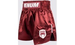 Venum Classic Evo Muay Thai Shorts - Burgundy