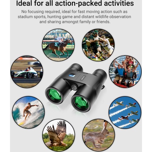10x42 automatinio fokusavimo žiūronai Apexel