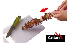 Grill skewers double, 32 cm, set of 2