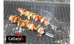Grill skewers double, 32 cm, set of 2