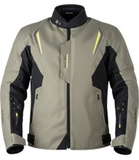 Turistinė motociklininko striukė W-TEC Karmal - černo-olivově zelená