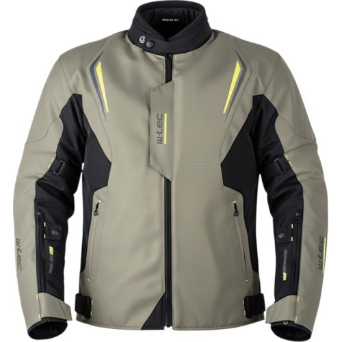 Touring Motorcycle Jacket W-TEC Karmal - černo-olivově zelená