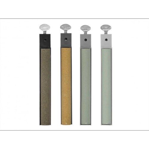 Peilių galąstuvų rinkinys Lansky Curved Blade Hones HRSET, 4 vnt.