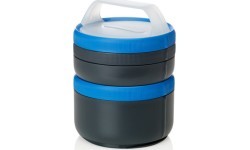 Контейнер для еды Humangear Stax, серый