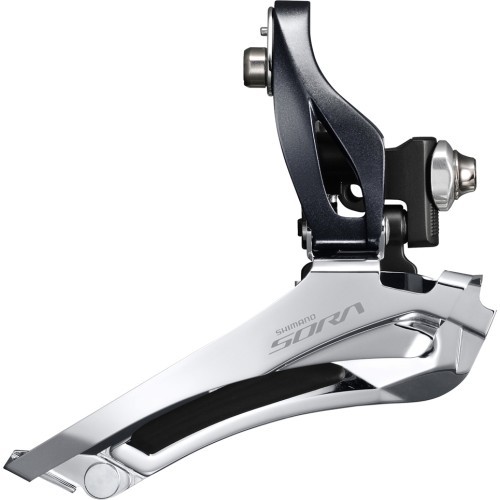 Priekinis perjungiklis Shimano Sora R3000 // 2x9 speed, Brazed-On, Down-Pull