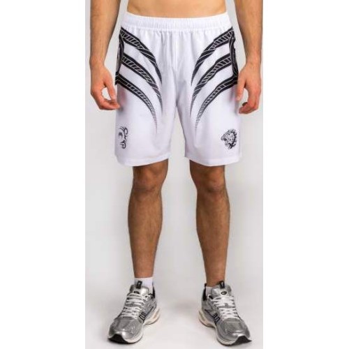 Тренировочные шорты Venum x Mike Tyson Tiger – Optical White/Deep Black