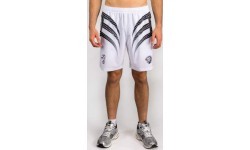 Venum x Mike Tyson Tiger treniruočių šortai – Optical White/Deep Black